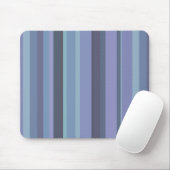 Blaugraue horizontale Streifen Mousepad (Mit Mouse)