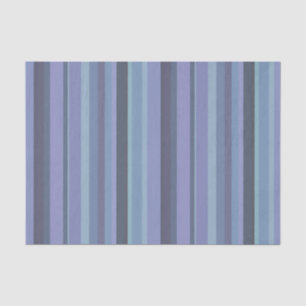 Blaugraue horizontale Streifen Seidenpapier