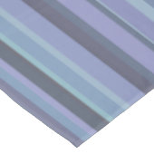 Blaugraue horizontale Streifen Tischdecke (Schrägansicht)