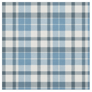Blaugraue Karierte Muster Stoff