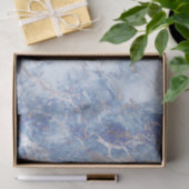 Blaugraue Marmorsteinstruktur Seidenpapier (Geschenk)