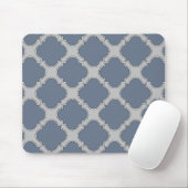 Blaugraue Quarrefolie Mousepad (Mit Mouse)