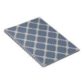Blaugraue Quarrefolie Notizblock (Rechte Seite)