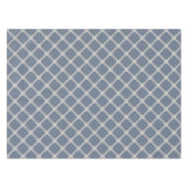 Blaugraue Quarrefolie Tischdecke (Vorderseite (Horizontal))