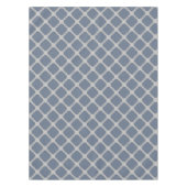 Blaugraue Quarrefolie Tischdecke (Vorderseite)