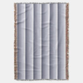 Blaugraue Schattenstreifen Decke (Vorderseite Vertikal)