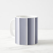 Blaugraue Schattenstreifen Kaffeetasse (Vorderseite Links)