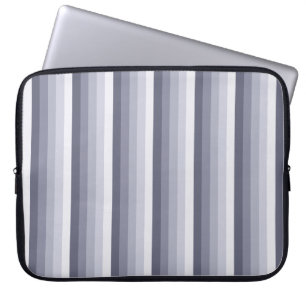 Blaugraue Schattenstreifen Laptopschutzhülle