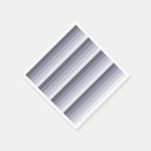 Blaugraue Schattenstreifen Serviette (Ecke)