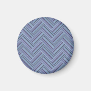 Blaugraue Streifen Magnet