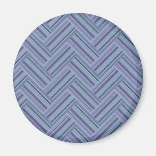 Blaugraue Streifen Magnet (Vorne)