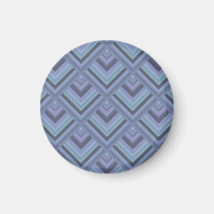 Blaugraue Streifen Magnet