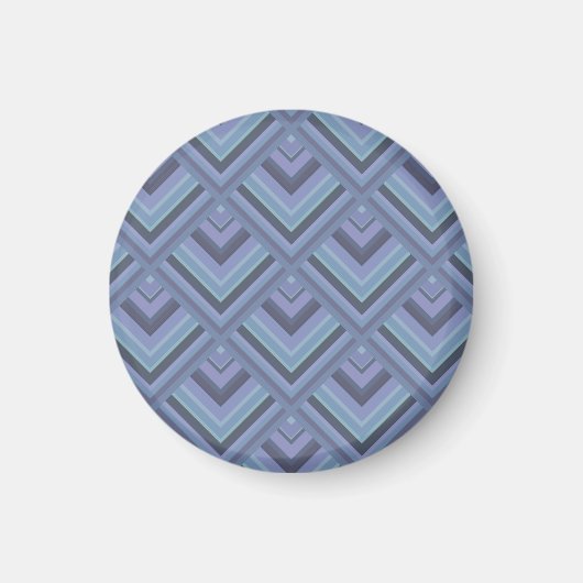 Blaugraue Streifen Magnet (Vorne)