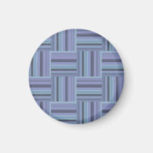 Blaugraue Streifen Magnet