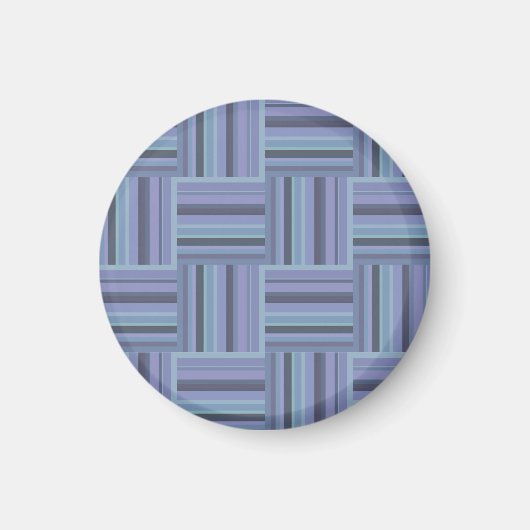Blaugraue Streifen Magnet (Vorne)