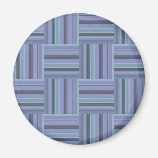 Blaugraue Streifen Magnet (Vorne)