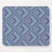 Blaugraue Streifen Mousepad (Vorne)