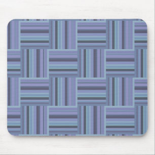 Blaugraue Streifen Mousepad
