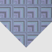Blaugraue Streifen Seidenpapier (Ausschnitt)