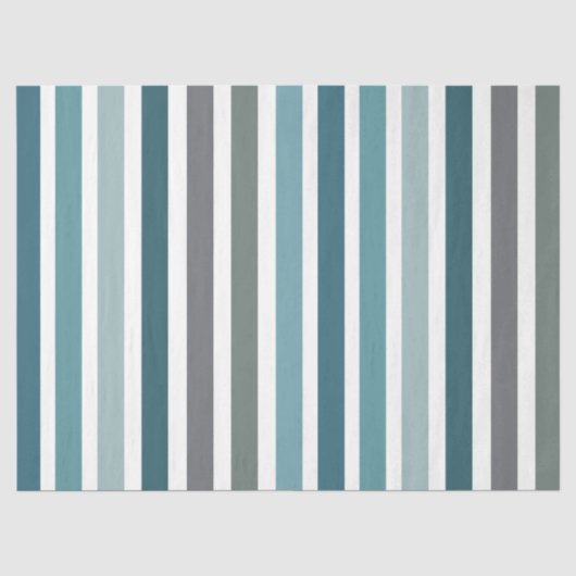 Blaugraue Streifen Seidenpapier (Vorderseite)