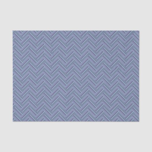 Blaugraue Streifen Seidenpapier (Vorderseite)