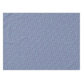 Blaugraue Streifen Tischdecke (Vorderseite (Horizontal))