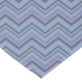 Blaugraue Streifen Tischdecke (Schrägansicht)