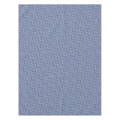 Blaugraue Streifen Tischdecke (Vorderseite)