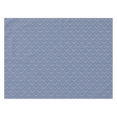 Blaugraue Streifen Tischdecke (Vorderseite (Horizontal))