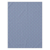 Blaugraue Streifen Tischdecke (Vorderseite)