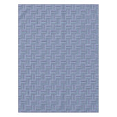 Blaugraue Streifen Tischdecke (Vorderseite)