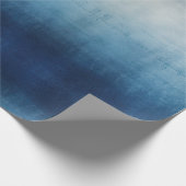 Blaugraue Textur Geschenkpapier (Ecke)