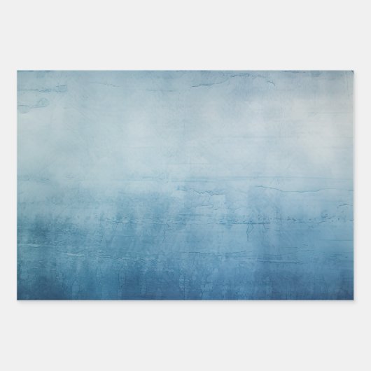 Blaugraue Textur Geschenkpapier Set (Vorderseite 3)