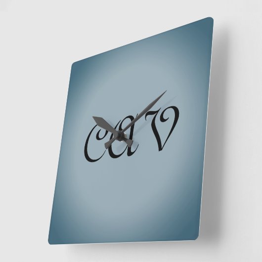 Blaugraue Uhren (Winkel)