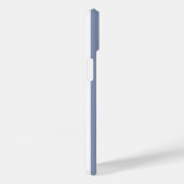 Blaugraue und weiße Streifen Case-Mate iPhone Hülle (Rückseite / Rechts)