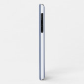 Blaugraue und weiße Streifen Case-Mate iPhone Hülle (Hinten/Links)