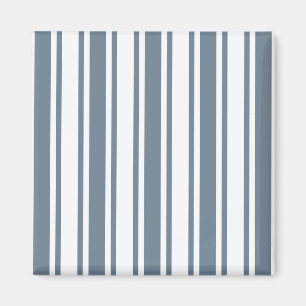 Blaugraue und weiße Streifen Magnet