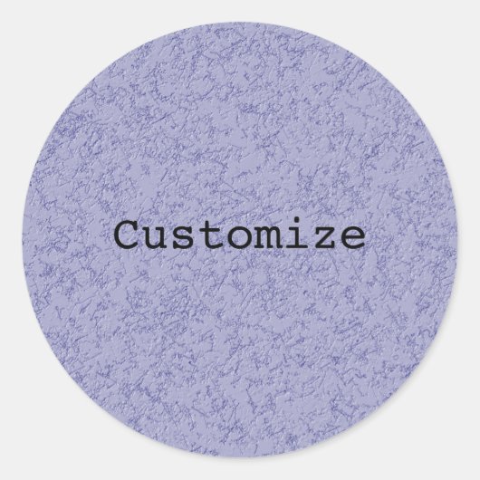 Blaugraue Wand - Vorlage Runder Aufkleber (Vorderseite)