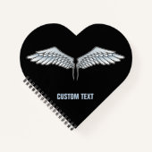 Blaugraue Wings Notizblock (Vorderseite)