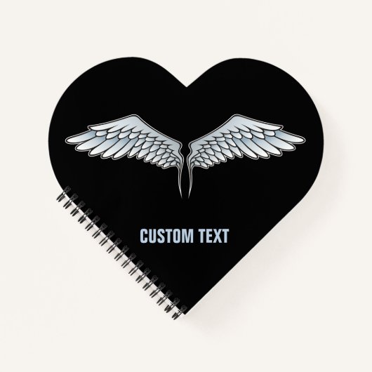 Blaugraue Wings Notizblock (Vorderseite)