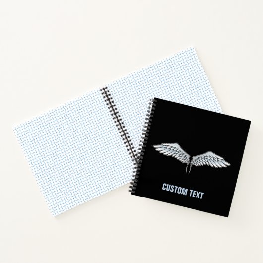 Blaugraue Wings Notizbuch (Innenseite)
