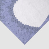 Blaugrauer Drache auf weiß Seidenpapier (Ausschnitt)