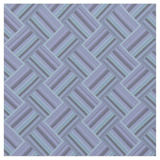 Blaugraues Muster der diagonalen Streifen Stoff (Nahaufnahme)
