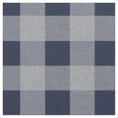 Blaugraues Prüfmuster | Lumberjack Kariert Stoff (Nahaufnahme)