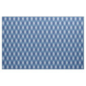 Blaugraues Raute-Muster Stoff (Yard (91,4 cm))