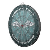 Blaugraues Wings Dart Board Dartscheibe (Vorderseite rechts)