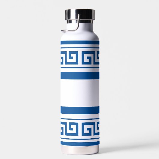 Blaugriechisches Schlüsselwasserflasche Trinkflasche (Rechts)