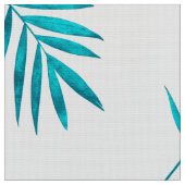 Blaugrün-Blätter Stoff (Nahaufnahme)