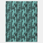 Blaugrün Fleecedecke (Vorderseite)