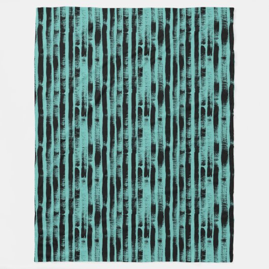 Blaugrün Fleecedecke (Vorderseite)